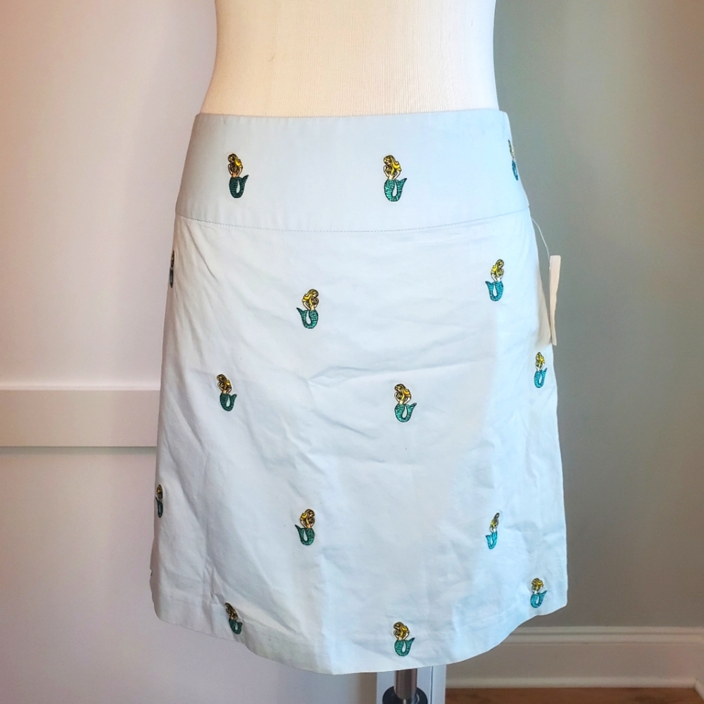 Embroidered mermaid skirt